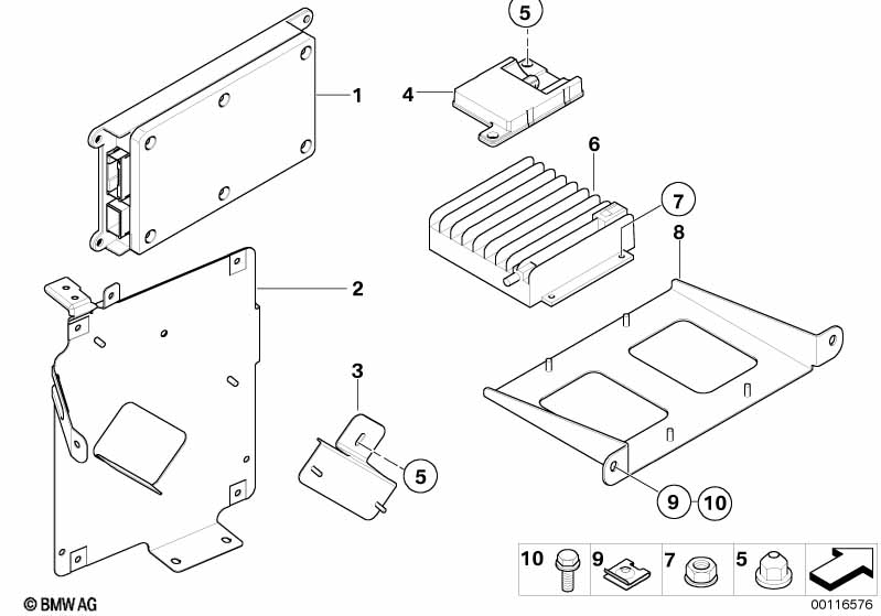 Детали SA 639 в багажном отделении