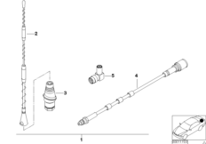 Комплект дооснащения антенной в крыле