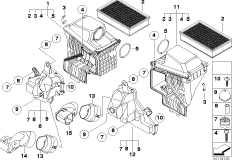 Глушитель шума всасыв./сменн.эл.фильтра