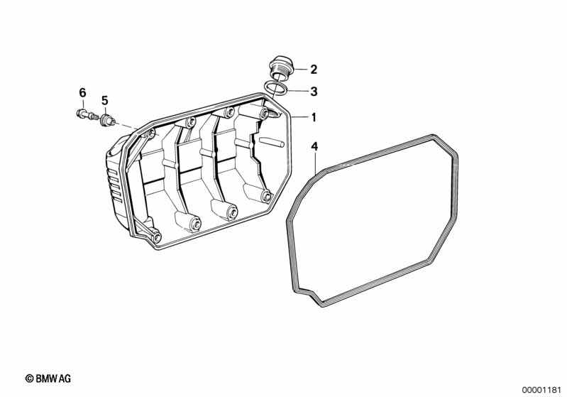 Крышка картера двигателя
