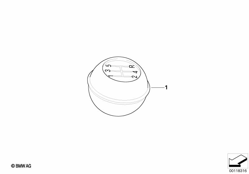 Головка рычага ПП mattchrom