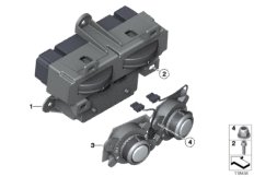 Control unit, rear ventilation