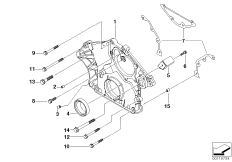 Корпус блока ГРМ Нж