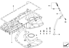 Масляный картер верх.ч./маслоизм.присп.
