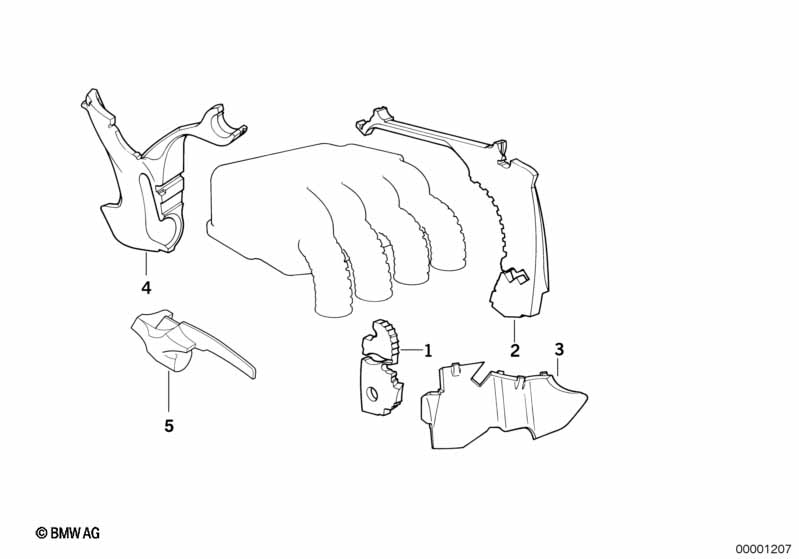 Теплоизоляционный экран двигателя