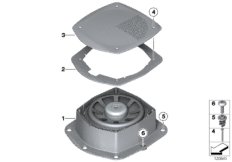 Детали центрального НЧ-динамика