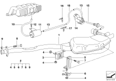 Дополнительный глушитель Зд с заслонкой