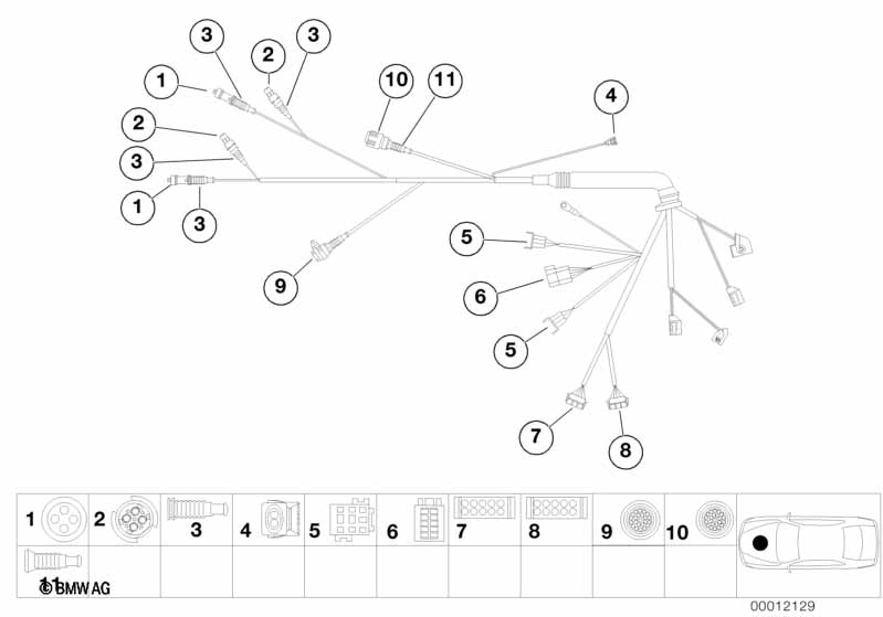 Детали жгута проводов перифер.модуля