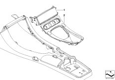 Индивид.накладки центральной консоли Пд