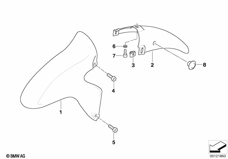 Колпак переднего колеса