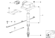 Катушка зажигания/свеча зажигания