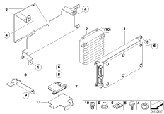 Детали SA 639/SA 640 в багажном отделен