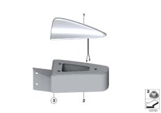 Детали многоканальной телеф.антенны