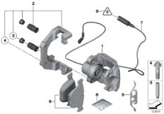 Датчик износа торм.накладки колеса Зд