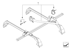 Фиксатор для туристического велосипеда