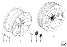 Л/c диск BMW со звездообр.спиц.диз.138