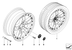 Сост.диск BMW со сдвоен.спицами диз. 71