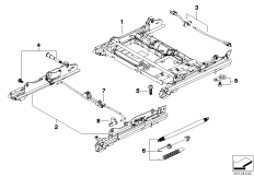 Сиденье Пд направляющая сиденья