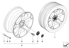 Л/с диск BMW c Y-обр.спицами диз.131