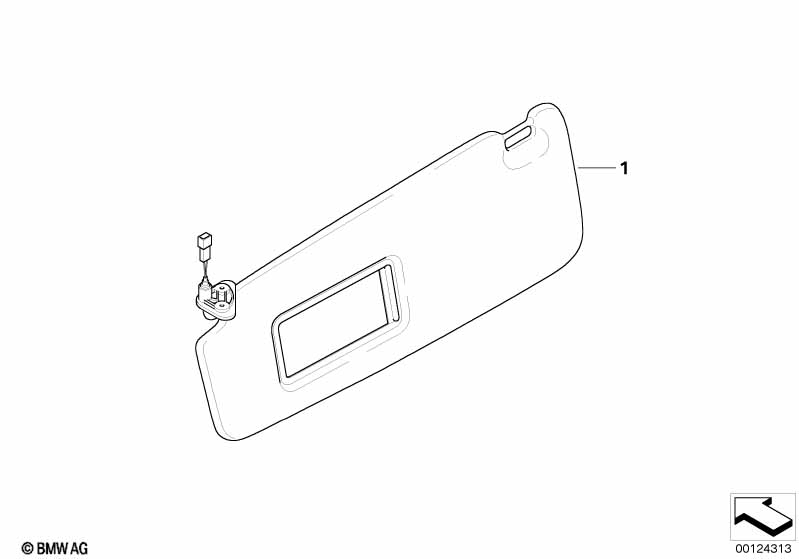 Солнцезащитный козырек Individual, кожа