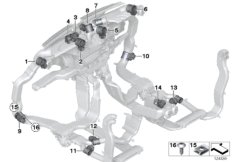 FLAP ACTUATORS HEATER DUCT