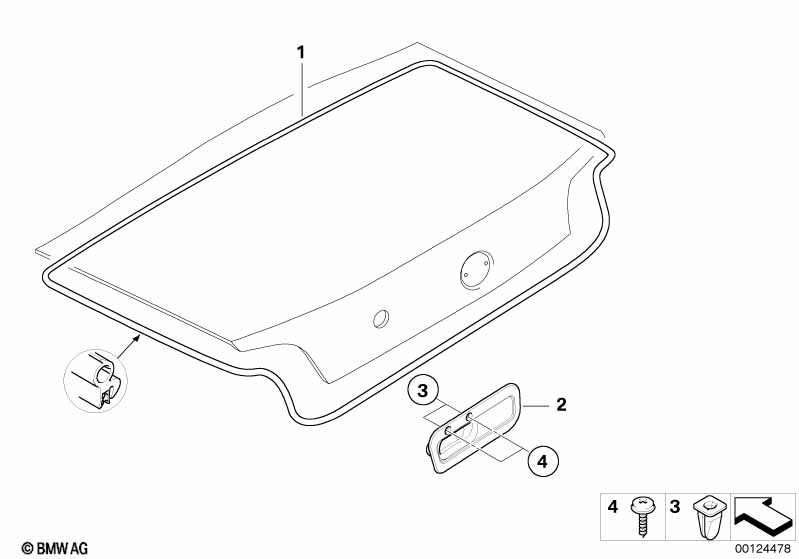 Багажная дверь/детали