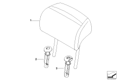 Подголовник заднего сиденья