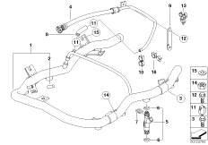 Клапаны/трубопроводы системы впрыска