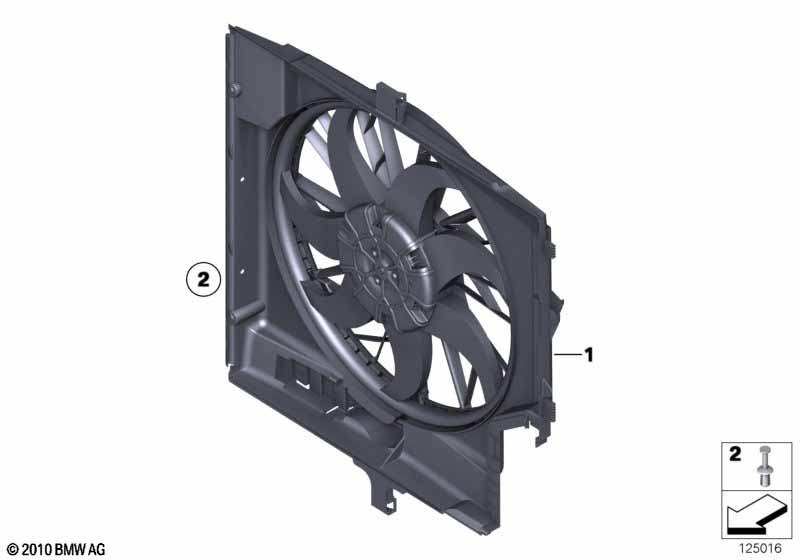 Кожух вентилятора/вентилятор