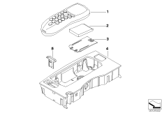Детали SA 638 в центральной консоли