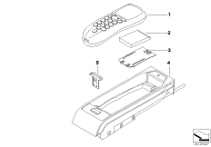 Детали телефона с двумя трубками