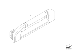 Инд.поручень на потолке из дерева