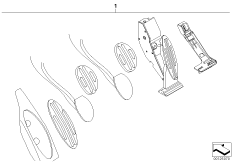К-т накладок на педали из нерж.стали
