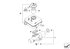 Главный тормозной цилиндр/бачок