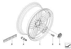 дисковое колесо легкосплавное