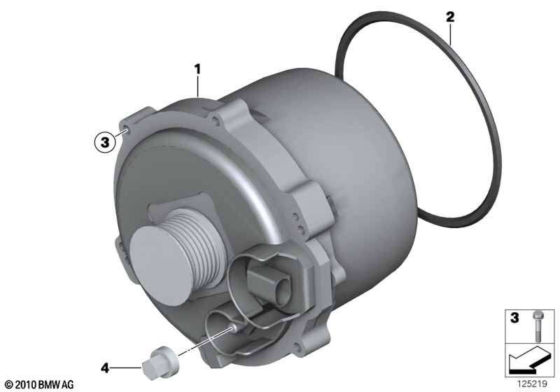 Болт с шестигранной головкой с шайбой