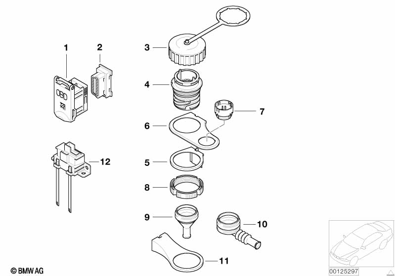 Штекер диагностического разъема