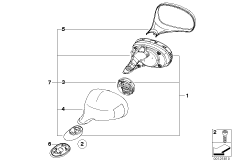 наружное зеркало заднего вида