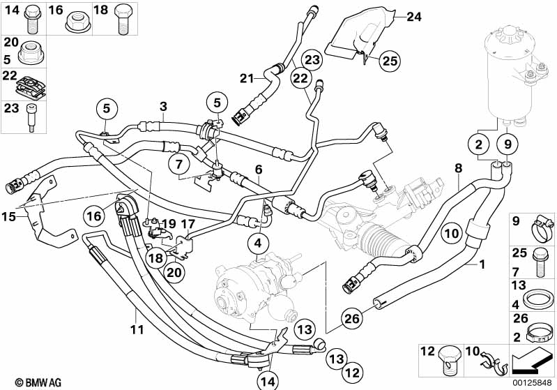 Трубопр.гидроус.рул.упр./Dynamic Drive