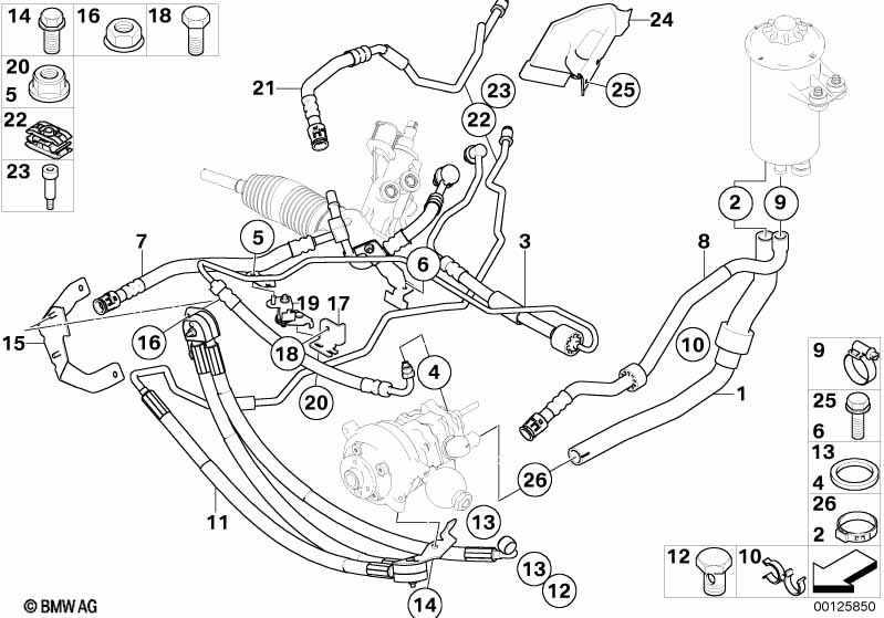 Трубопр.гидроус.рул.упр./Dynamic Drive