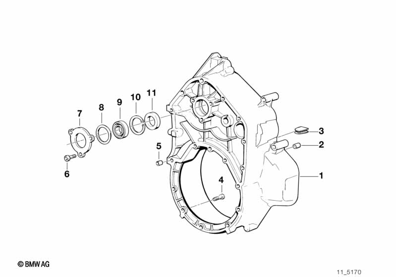 Промежуточная часть картера