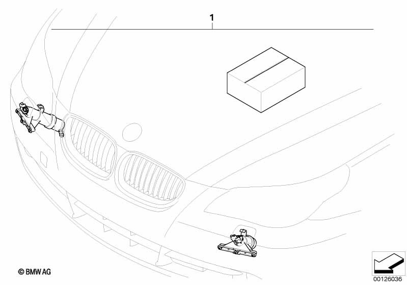 Комплект дооснащ.сист.омывателей фар