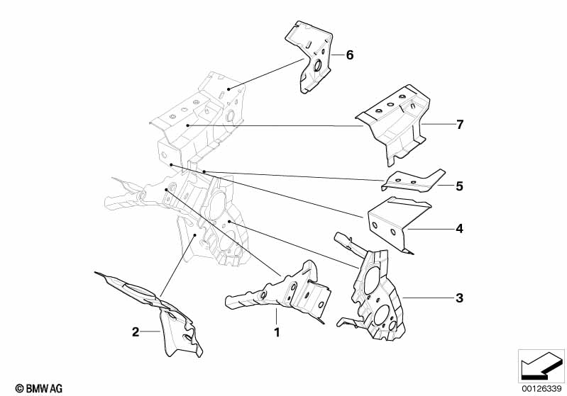 Соединение передок кузова/боковина