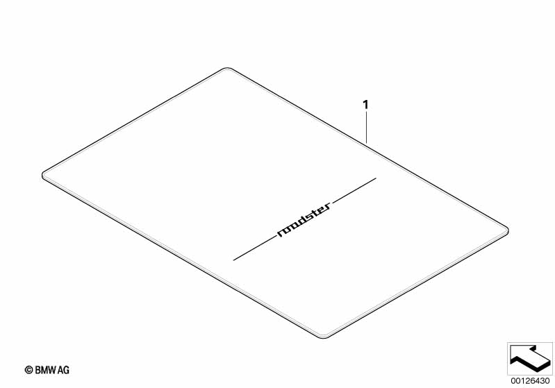 Коврик для багажника Z4