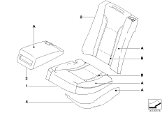 Инд.обивка задн.сид.повыш.комфорт. U7