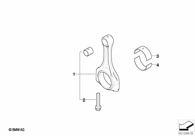 Шатун кривошипно-шатунного механизма