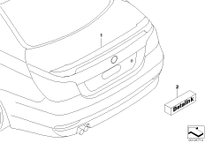 Задний спойлер M Performance