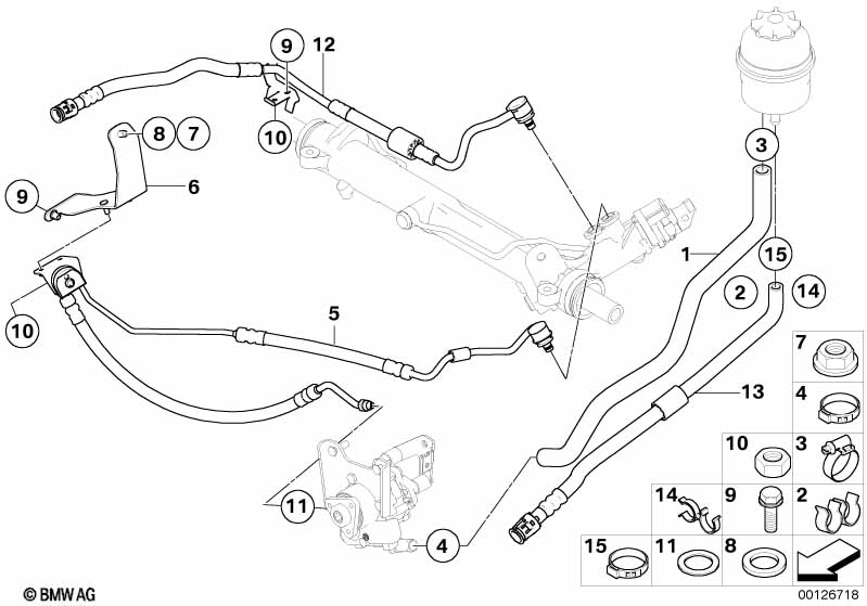 Маслопроводы гидроусилителя рул.управл.