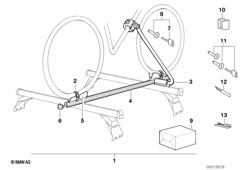 Фиксатор для туристического велосипеда