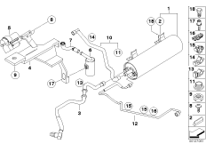 Фильтр с акт.углем/вентил.с.подачи топл.